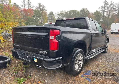 2019 Chevrolet Silverado 1500 High Country z USA, uszkodzony, nr VIN 1GCUYHEL4KZ114156